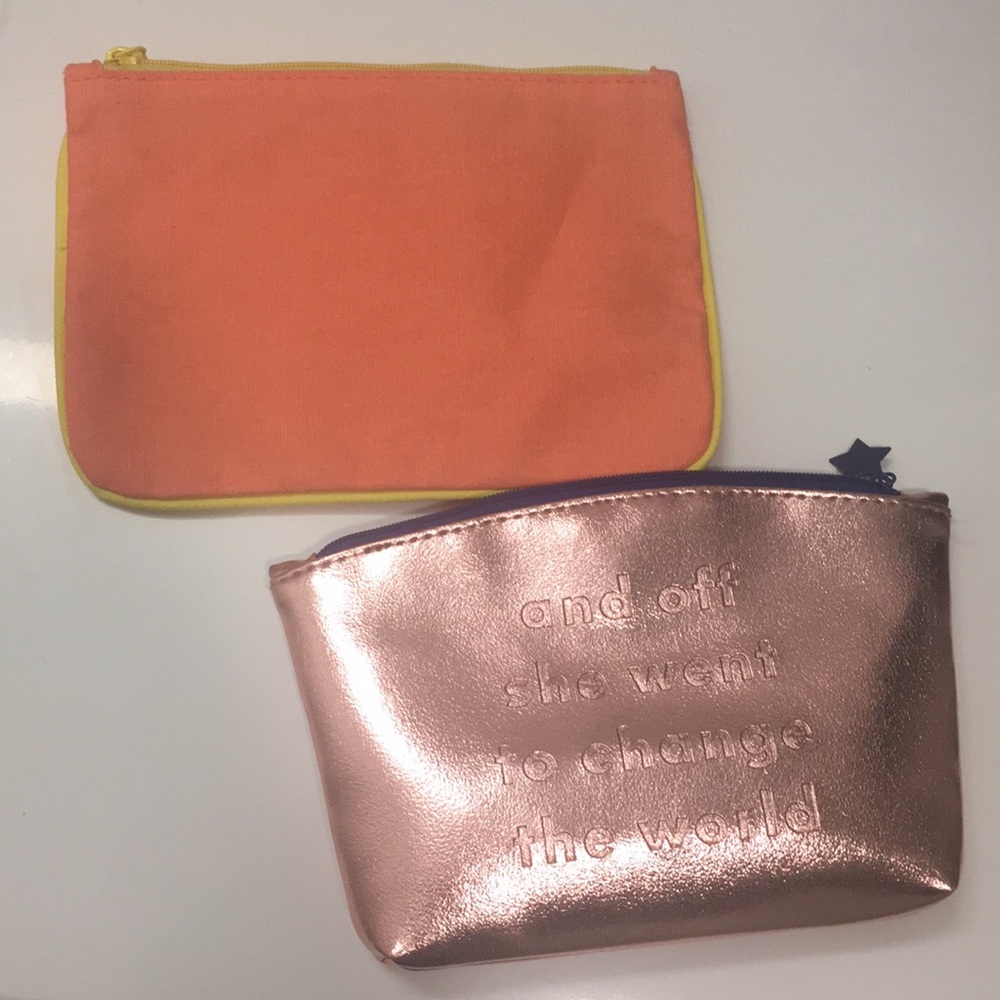 Set of TWO Ipsy makeup bags